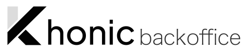Khonic backoffice